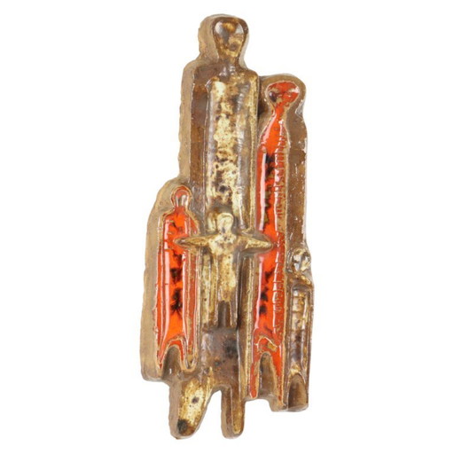 Vintage Wall Sculpture Pottery