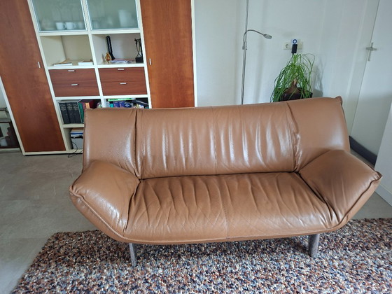 Leolux Tango 2 seaters terracotta, Leather, Brown (photo 5 of 5)