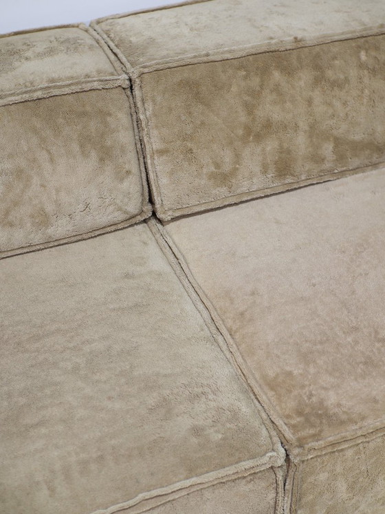 XXL Cor Trio Modulaire Sofa Landscape Bank Beige Geel 1973 – Modulaire banken, Textile (photo 18 of 21)