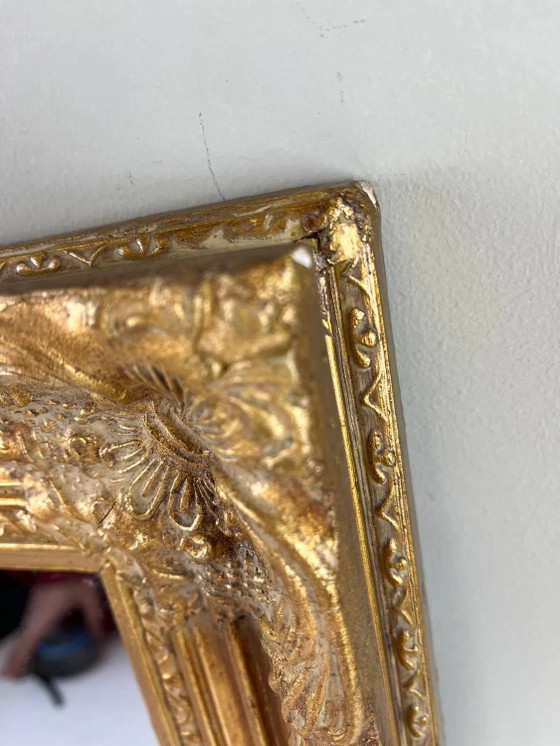 Antiker vergoldeter Spiegel Napoleon III – spätes 19. Jahrhundert – Wood, Rococo (photo 18 of 21)