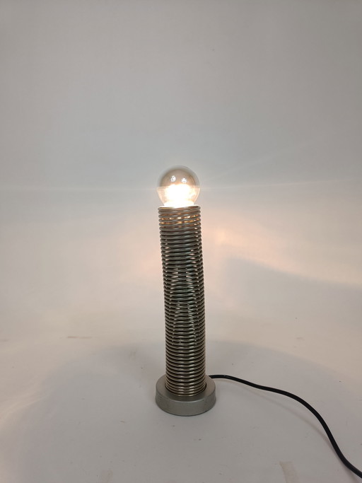 Lampada da tavolo primaverile anni '70