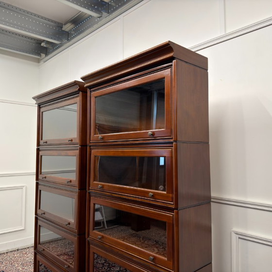 Set di Librerie classiche Art Déco Globe Wernicke – Vetro, Metallo (photo 8 of 12)