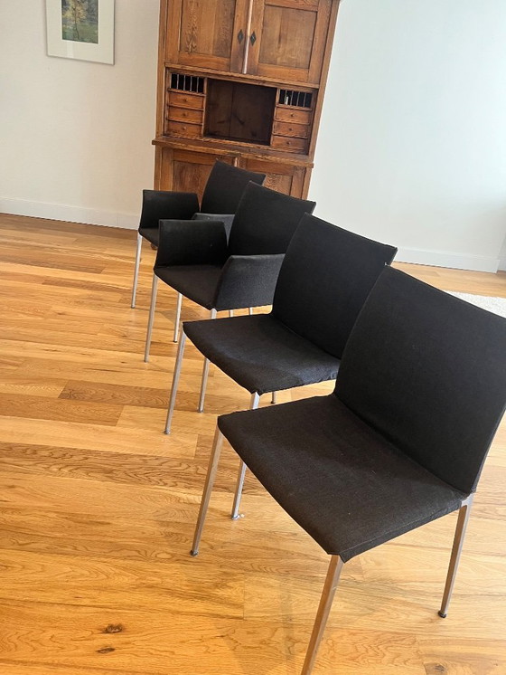 Image 1 of 4 sedie da pranzo Zanotta