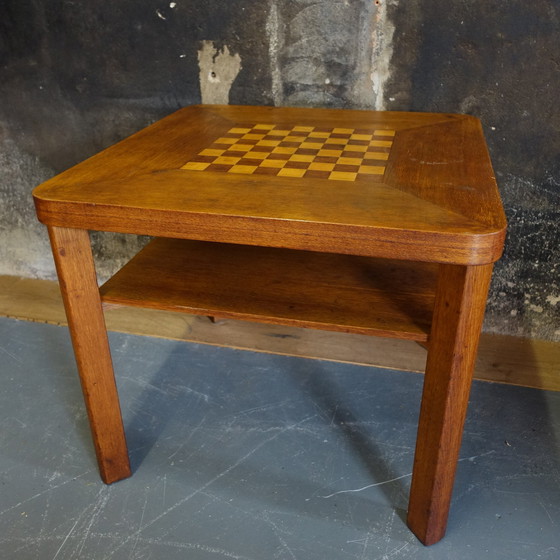 Image 1 of Old Chess Table Side table Coffee table Coffee table Coffee table