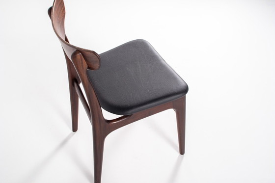 Image 1 of Juego de comedor de palisandro moderno de mediados de siglo: Sillas Schionning & Elgaard