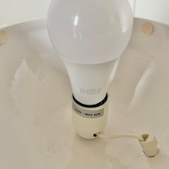 Image 1 of 1x Midcentury Modern Murano and Ceramic Table Lamp, Lampalla Model, Italy 1970s