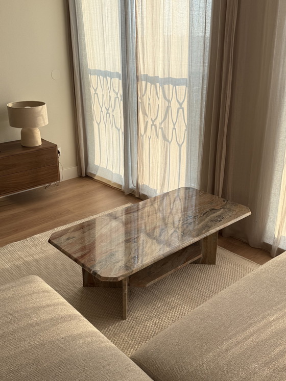 Vintage Marmeren Salontafel – Marble (photo 11 of 15)
