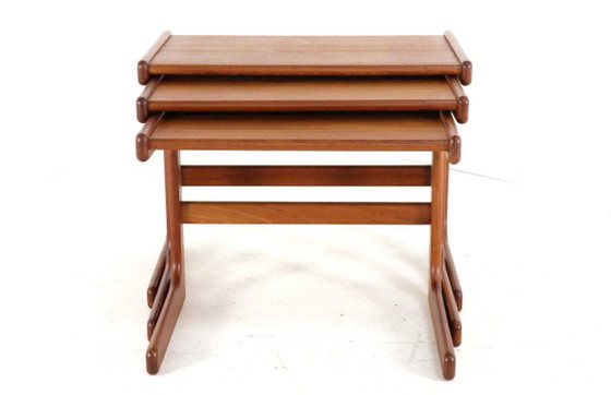 Image 1 of Salin Nyborg nesting tables bijzettafels vintage