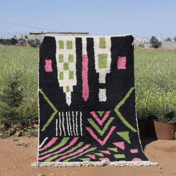 Tappeto berbero marocchino, decorato, 250cm x 150cm – Tappeti, Wool, Modern (photo 10 of 10)