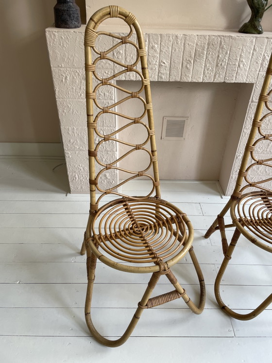 2 Rattan Chairs Rohé Noordwolde – Stools, Wicker (photo 6 of 6)