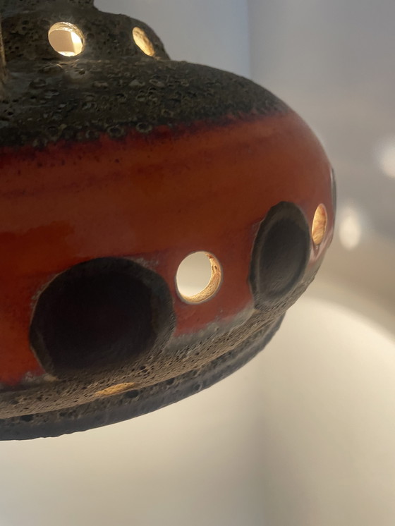 Image 1 of Great fat lava pendant lamp, designed and made by the German company Linus Bopp (Limbach)