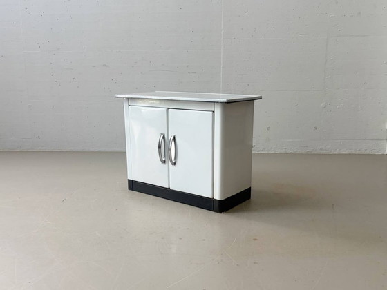 Image 1 of Metal sideboard / kitchen cabinet in industrial style, 1950s