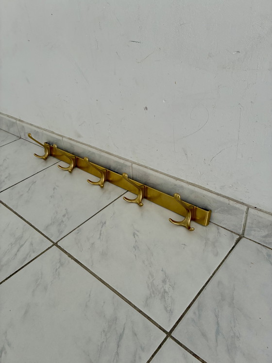Vintage Messing Kapstok 5 Haken – Kapstokken, Brass (photo 3 of 11)