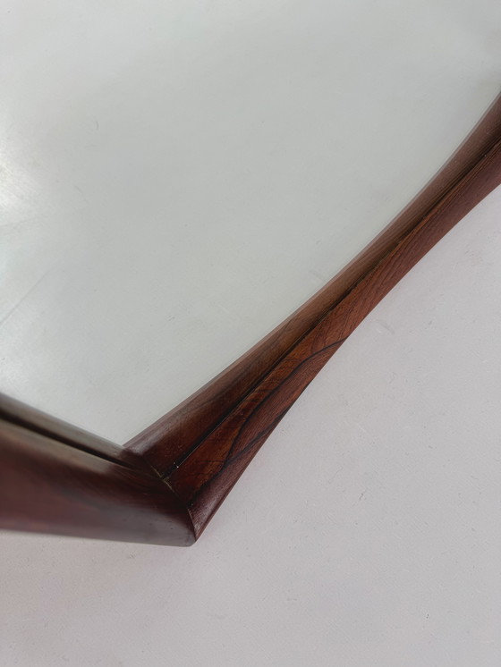 Image 1 of Specchio da parete in palissandro danese