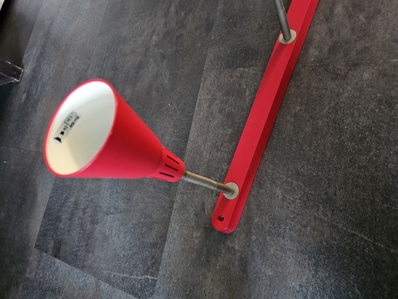 Image 1 of Ikea KVART, vintage rail with 3 flexible spotlights