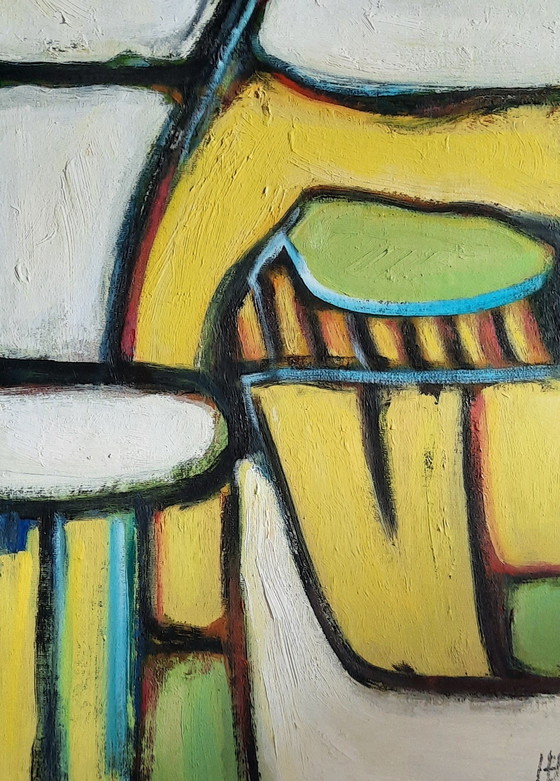 Image 1 of Gemälde, Öl auf Leinwand, auf Karton 36x46cm.