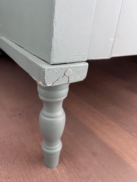 Image 1 of Antique Art Nouveau junior bed