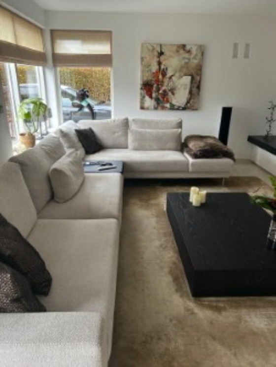 Image 1 of hoekbank Cartel Living Nano-lounge met bijpassende salontafel