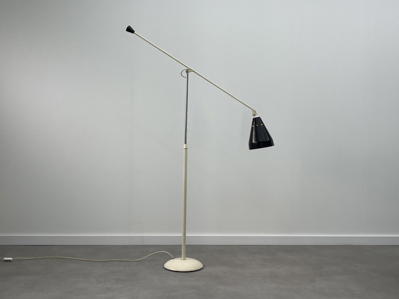 Image 1 of Lampadaire vintage Wim Rietveld modèle 6322 pour Gispen