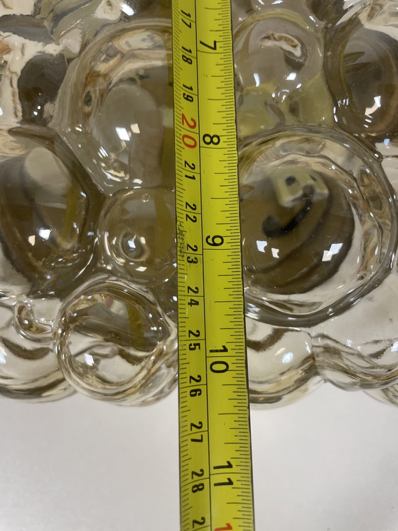 Image 1 of  Vintage Helena Tynell grote plafonnière van Glashutte Limburg  