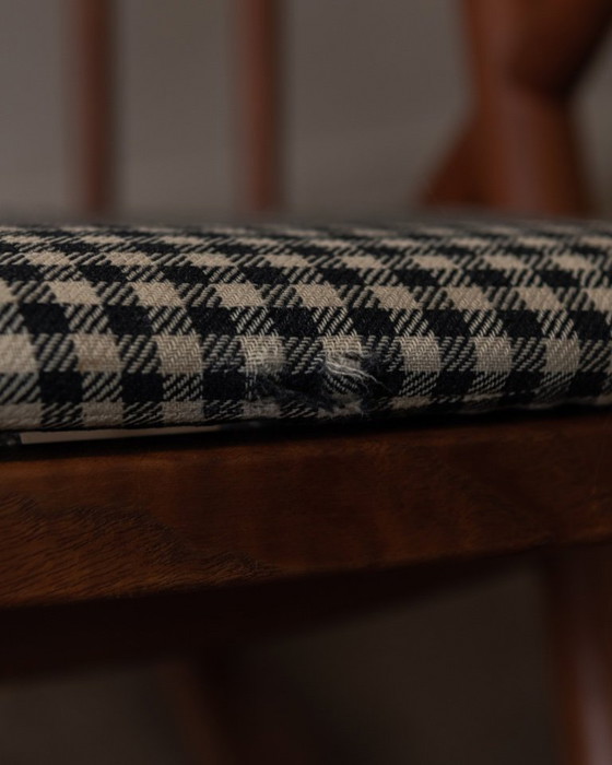 Image 1 of Set van 2 vintage Deense teakhouten schommelstoelen model 182 van Frank Reenskaug voor Bramin, jaren 1950.