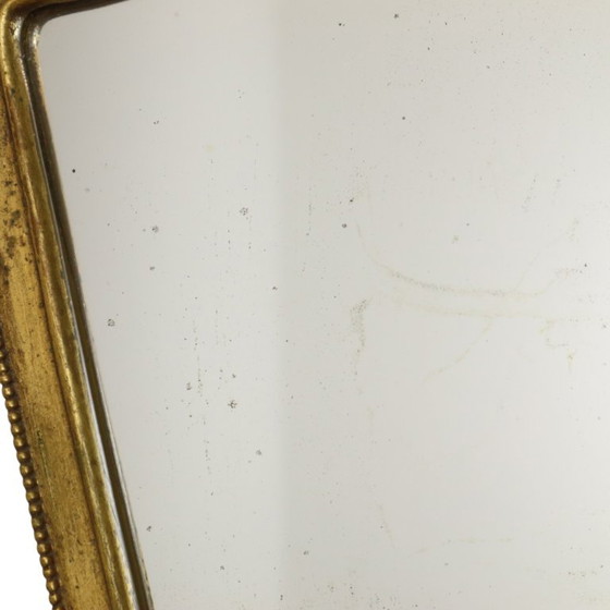 Kleine Franse Kuifspiegel Bladgoud Verguld Barok Stijl – Glass (photo 22 of 26)