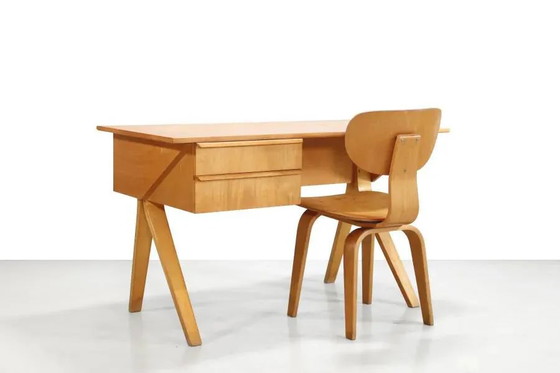 Birch EB02 desk by Cees Braakman for Pastoe – Wood, Bauhaus (photo 4 of 9)