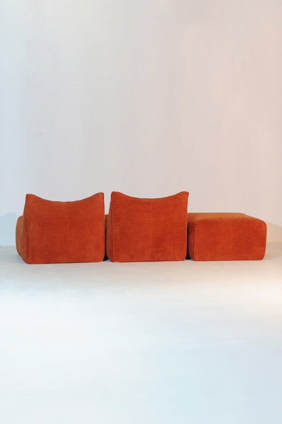 Image 1 of B&B Italia Sofa Le Bambole Mario Bellini In Pierre Frey