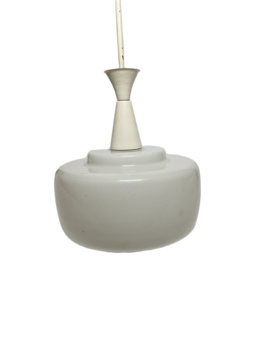 Lampe suspendue postmoderne, Allemagne, années 1960 – Suspensions, Glass, Metal (photo 4 of 9)