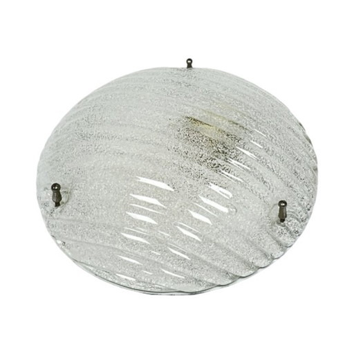 Eglo 190 crystal glass ceiling lamp, Austria, 1980s.