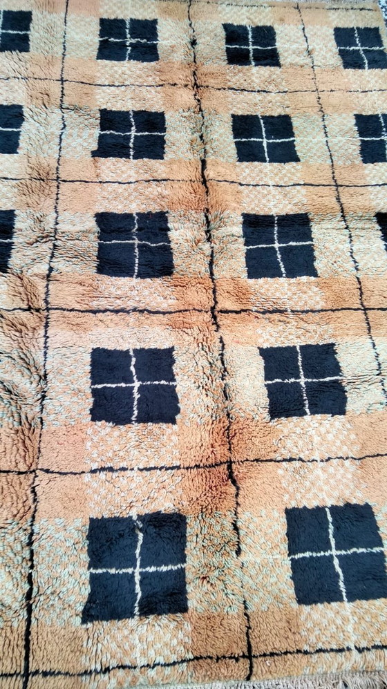 Image 1 of Handgeknoopt Berber tapijt wol 197x135cm