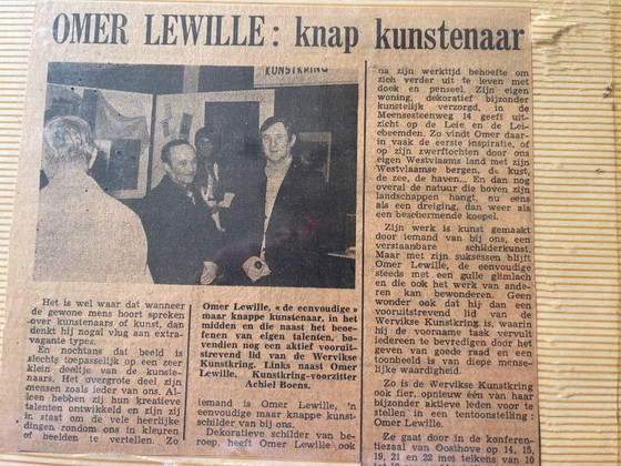 Image 1 of Olieverfschilderij van Omer Lewille