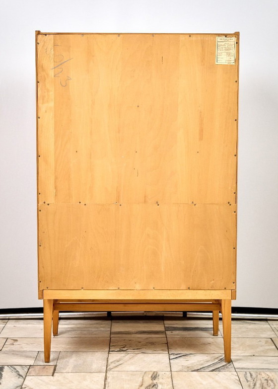 Image 1 of Vintage Highboard van František Mezulánik voor Up Závody, jaren 70, Tsjechoslowakije