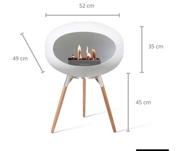 Cheminée Bio-Éthanol Le Feu Low Ground – Objets déco, Metal, Wood (photo 8 of 9)