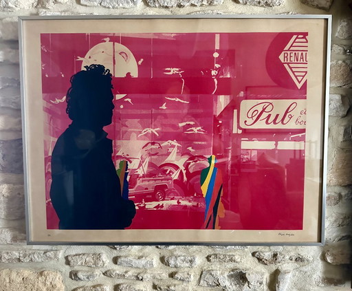 GERARD FROMANGER / SERIGRAPHIE ORIGINALE 1972