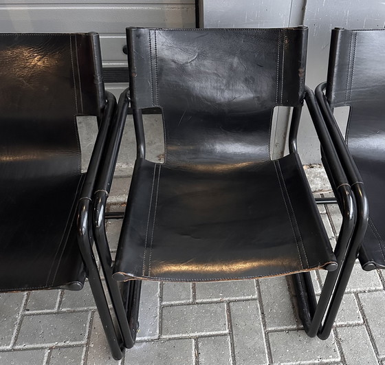 Image 1 of 6x Linea Veam Mart Stam design stoelen