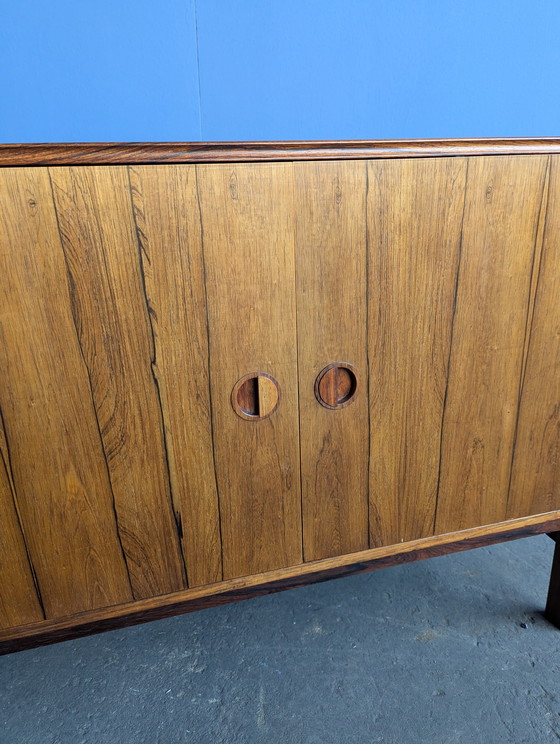 Image 1 of Meuble bar/plateau vinyle vintage danois - HG Furniture