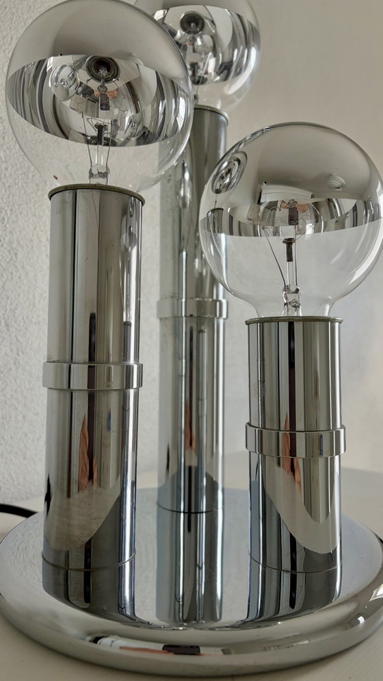 Lampada da tavolo Hustadt V3437/03 cromata, stile Space Age anni '70, vintage – Hustadt Leuchten (photo 8 of 10)