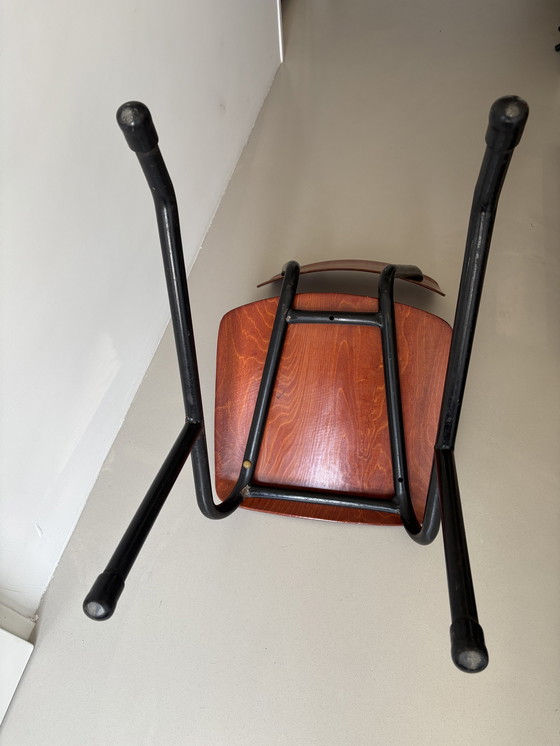 Image 1 of Vintage School Chair unique model 1970s