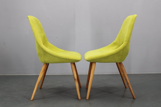 Image 1 of 1960s Miroslav Navratil Fiberglass Shell Lounge Side Chairs, Czechoslovakia