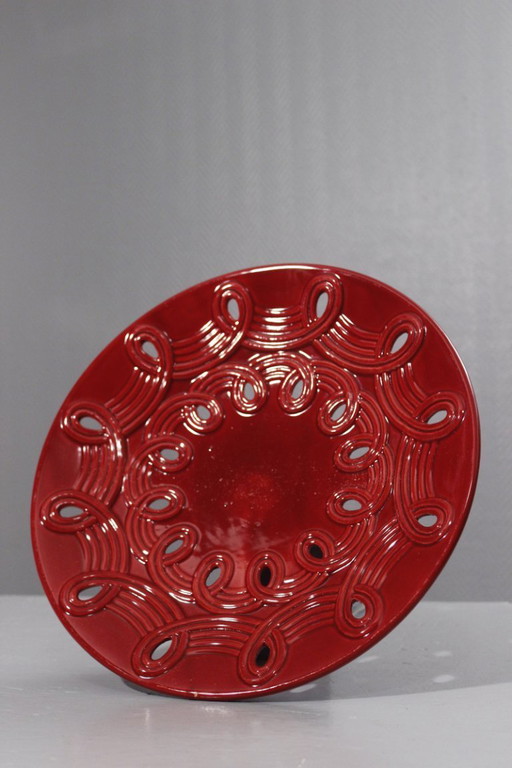 Blanche Letalle in Saint Clément - Large Art Deco period bowl, France, 20th century