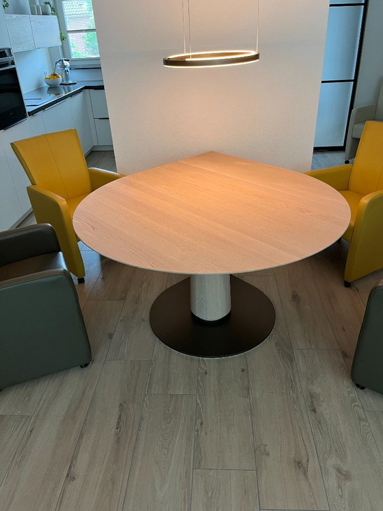 Design Eikenhouten Tafel – Van Tafel, Eettafels, Metal (photo 5 of 6)