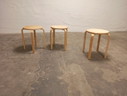 3 x IKEA Frosta Hocker