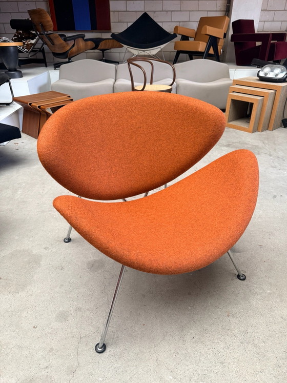 Artifort Orange Slice, Pierre Paulin, Sessel, Stoff, Holz (Foto 3 von 13)