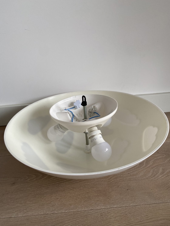 Image 1 of Vintage Ikea white seiling Skojig lamp by designer Henrik Preutz x Ikea
