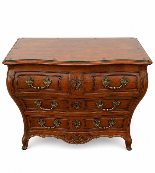 Commode Tombeau Bordelaise Louis XV Acajou Massif Et Bronze XVIIIème – ladekasten, Wood (photo 2 of 9)