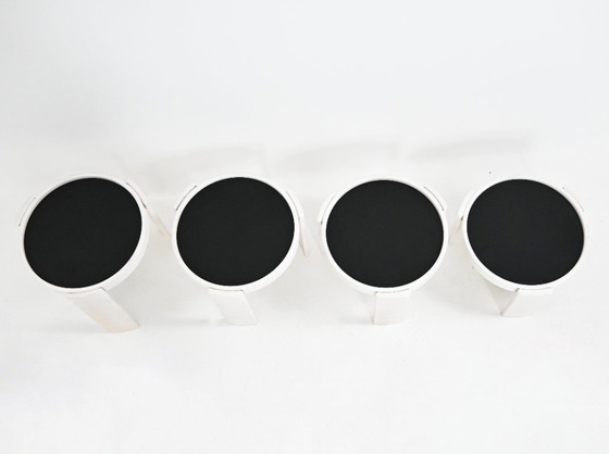 Image 1 of Tavolini impilabili modello 780 di Gianfranco Frattini per Cassina, anni '60, set da 4