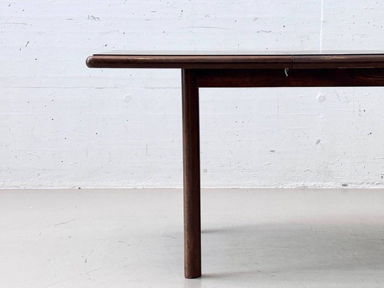 Extendable mid-century dining table in dark wood – 1960s/70s (photo 11 of 15)