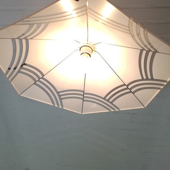 Image 1 of Lampada a sospensione vintage anni '70 in acrilico con cappello da strega