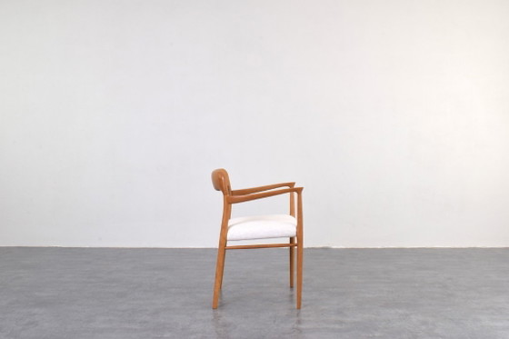 Image 1 of Dänischer Esszimmerstuhl Modell 56 aus der Mitte des 20. Jahrhunderts von Niels O. Møller für J.L. Møllers, 1950er Jahre